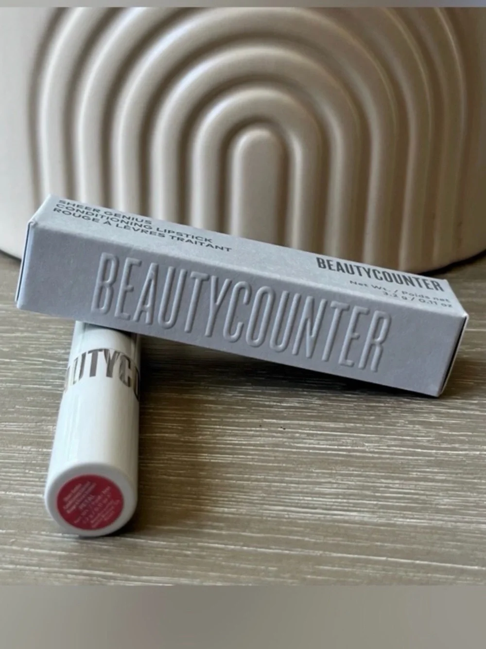 Beauty Counter PEDAL Nude Pink Cream Lipstick